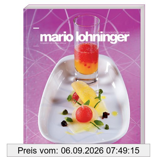 Mario Lohninger: Cocoon Club Menues