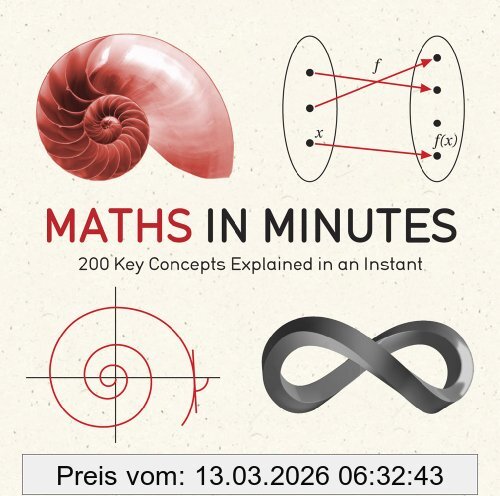 Paul Glendinning Maths In Minutes, 200 Key Concepts Explained In An Instant