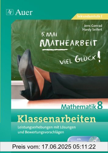 Binding : Broschiert, Edition : 1, Label : Auer Verlag in der AAP Lehrerfachverlage GmbH, Publisher : Auer Verlag in der AAP Lehrerfachverlage GmbH, medium : Broschiert, numberOfPages : 56, publicationDate : 2011-07-12, authors : Jens Conrad, Hardy Seifert, languages : german, ISBN : 3403066045