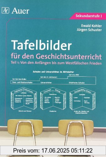 Binding : Taschenbuch, Edition : 13. Auflage., Label : Auer Verlag in der Aap Lehrerfachverlage Gmbh, Publisher : Auer Verlag in der Aap Lehrerfachverlage Gmbh, medium : Taschenbuch, numberOfPages : 76, publicationDate : 2012-08-14, authors : Ewald Kohler, Jürgen Schuster, languages : german, ISBN : 3403016226