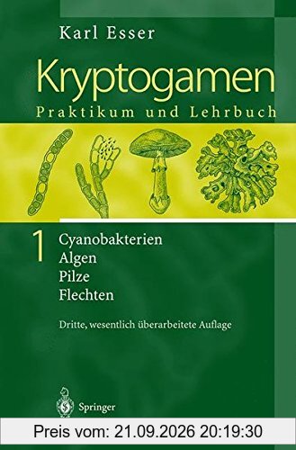 Kryptogamen 1: Cyanobakterien Algen Pilze Flechten Praktikum und Lehrbuch