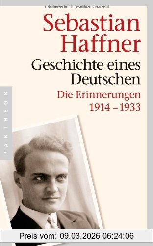 Sebastian Haffner Geschichte Eines Deutschen, Die Erinnerungen 1914-1933