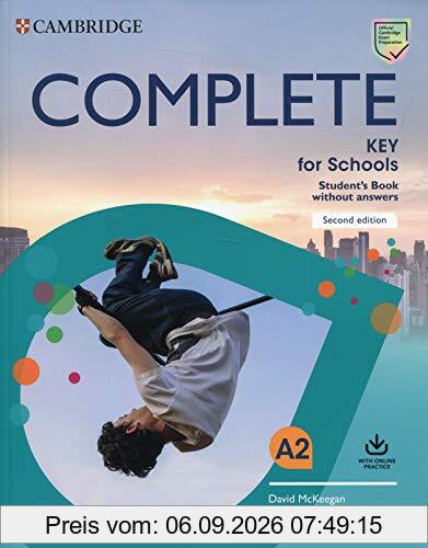 Complete Key for Schools Student's Book without Answers with Online Practice