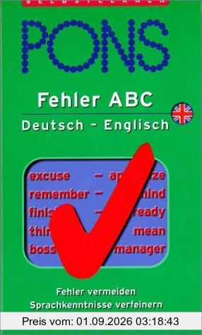 Fehler ABC, Deutsch-Englisch