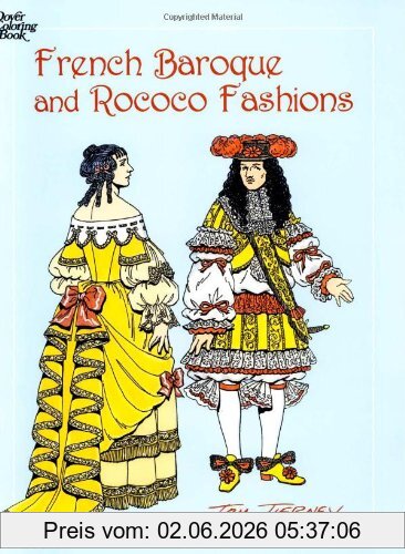 Tom Tierney French Baroque And Rococo Fashions (Dover Pictorial Archives)