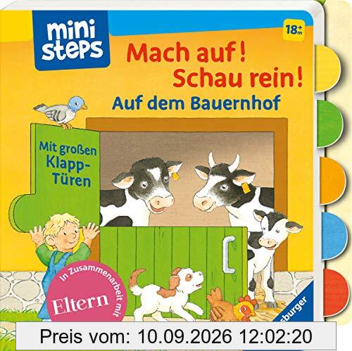 Mach auf! Schau rein! Auf dem Bauernhof: Ab 18 Monaten (ministeps Bücher)