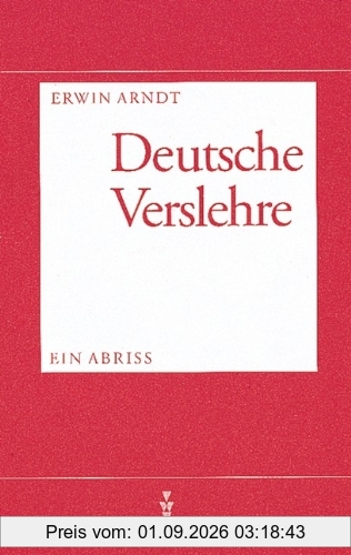 Deutsche Verslehre: Ein Abriß