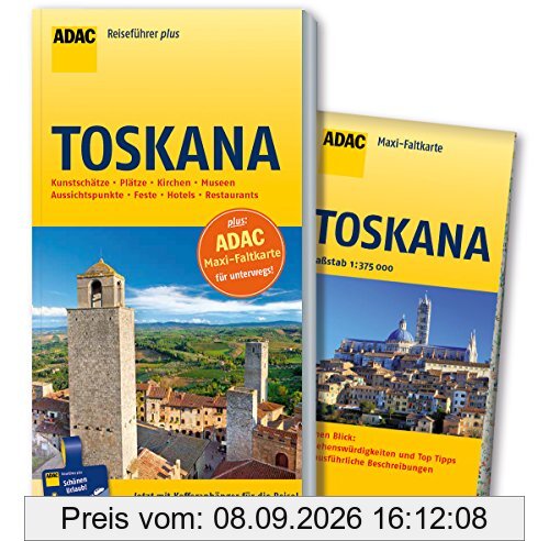 ADAC Reiseführer plus Toskana: mit Maxi-Faltkarte zum Herausnehmen