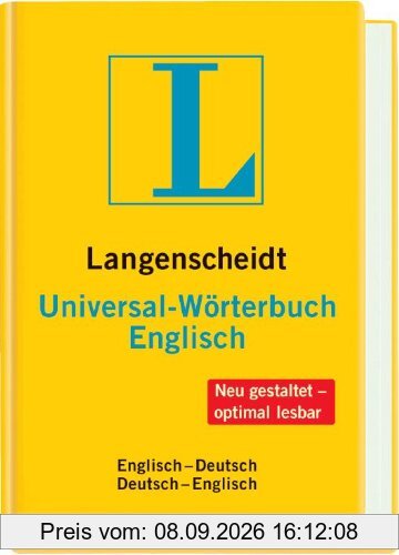 Universal-Wörterbuch Englisch: Englisch - Deutsch / Deutsch - Englisch