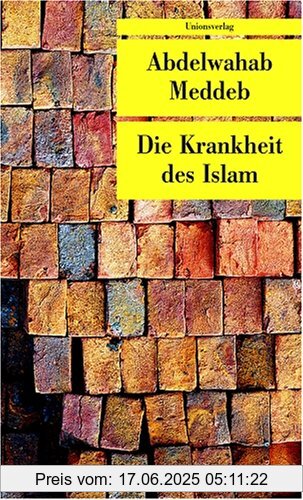 Binding : Broschiert, Edition : 1., Aufl., Label : Unionsverlag, Publisher : Unionsverlag, medium : Broschiert, numberOfPages : 288, publicationDate : 2007-07-01, authors : Abdelwahab Meddeb, translators : Beate Thill, Hans Thill, languages : german, ISBN : 3293203965