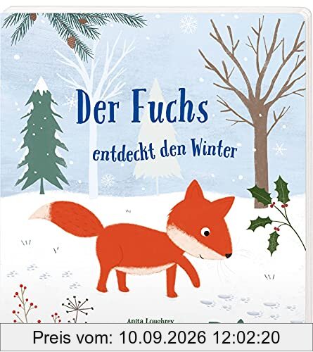 Der Fuchs entdeckt den Winter: Pappbilderbuch ab 2 mit kleinem Fuchs, der Angst überwindet und etwas über den Winter lernt