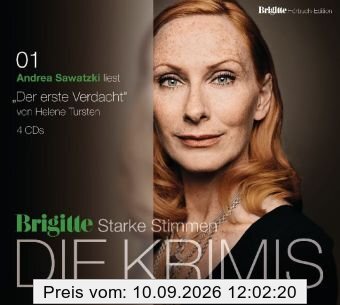 Der erste Verdacht: BRIGITTE Hörbuch-Edition - Starke Stimmen - Die Krimis