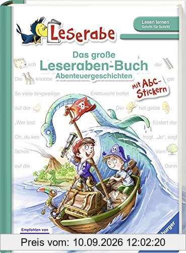Das große Leseraben-Buch - Abenteuergeschichten: Mit Stickerbogen ABC (Leserabe - Sonderausgaben)