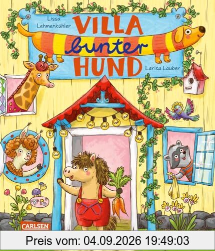 Villa bunter Hund: Vorlesebuch mit sechs kunterbunten Geschichten über Shetti und seine einzigartigen Tierfreunde I Ab 3 Jahren