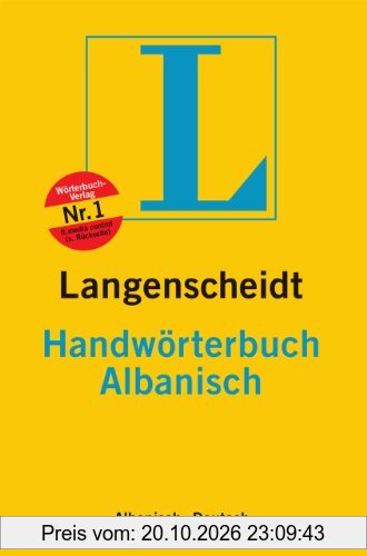 Langenscheidt Handwörterbuch Albanisch