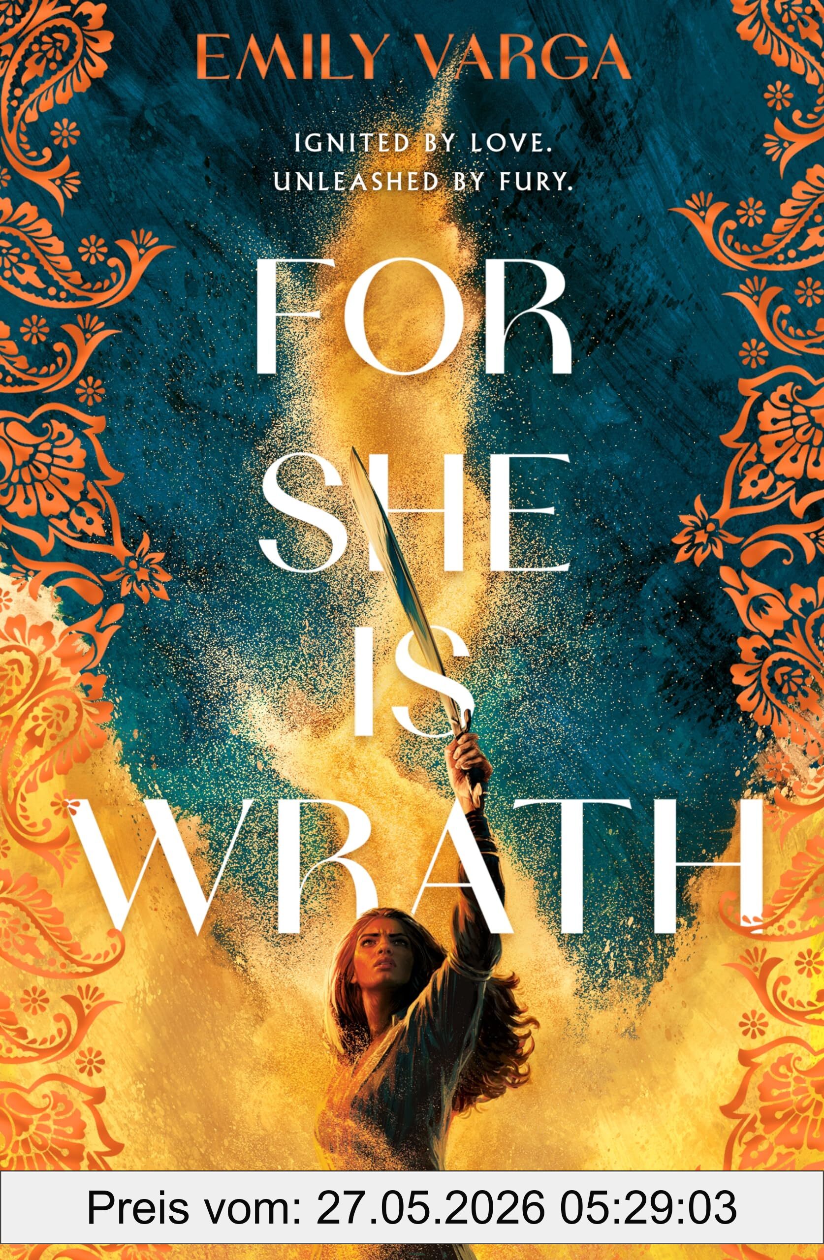 Emily Varga For She Is Wrath, A Sizzling Lovers-to-enemies Romantasy Epic