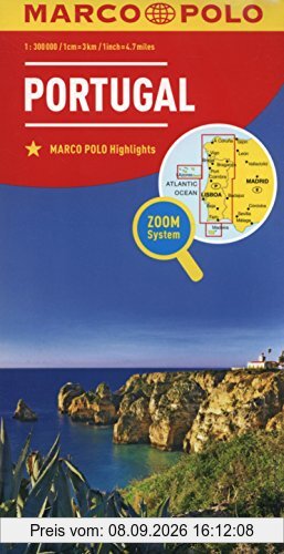 MARCO POLO Länderkarte Portugal 1:300 000 (MARCO POLO Länderkarten)