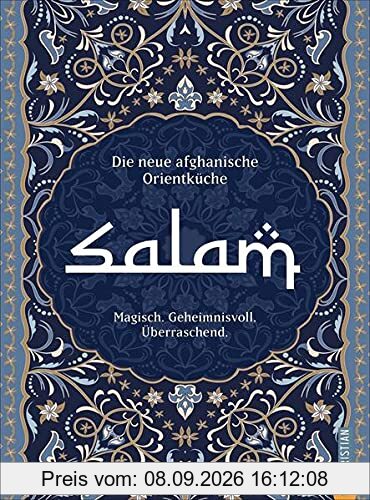 Salam. Die neue afghanische Orientküche. Magisch. Geheimnisvoll. Eine kulinarische Reise entlang der Seidenstraße. Genießen Sie die orientalische ... Magisch. Geheimnisvoll. Überraschend.