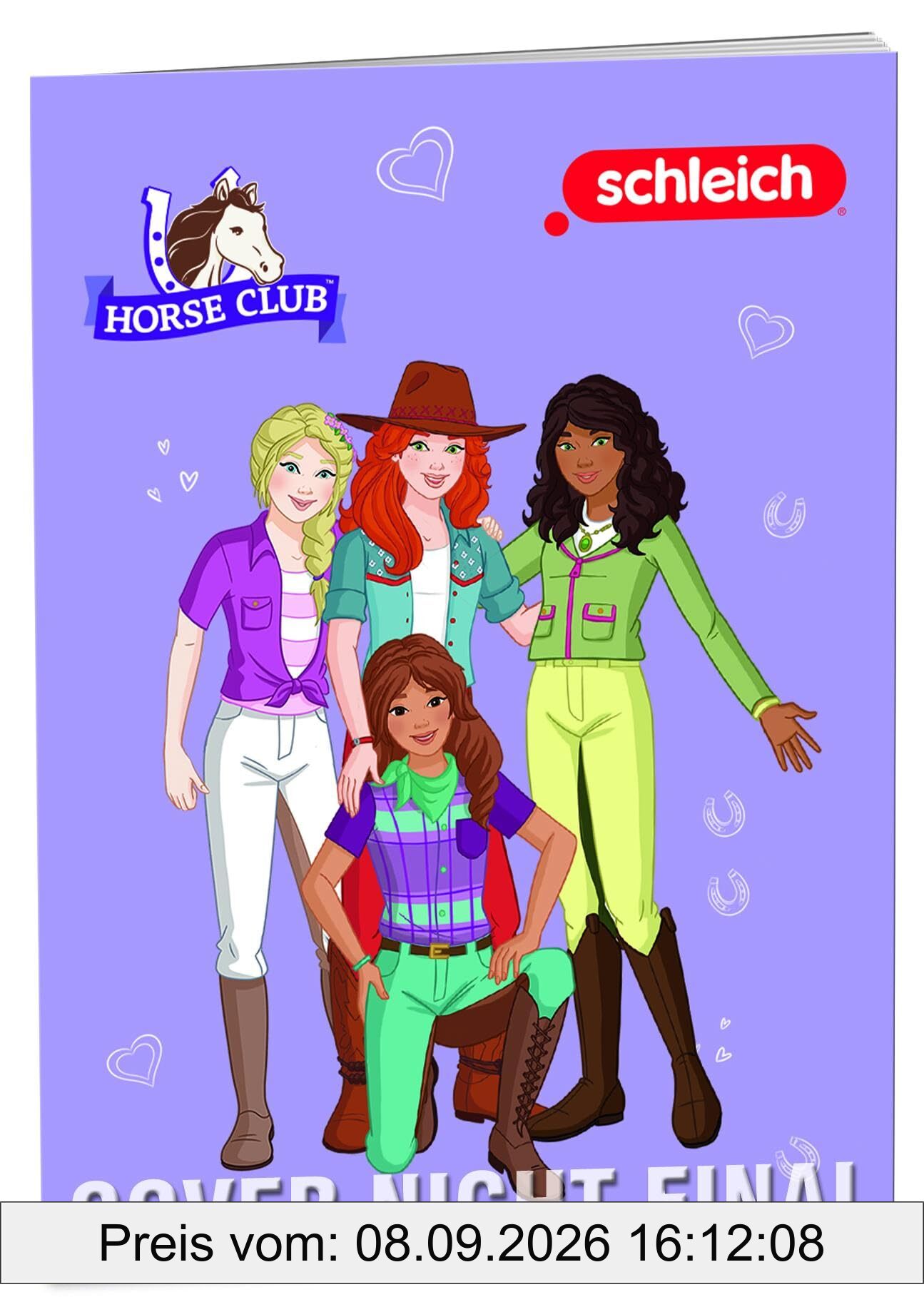 schleich® Horse Club™ – Glitzer-Anziehsticker: mit 8 Stickerseiten (inkl. Glitzersticker)