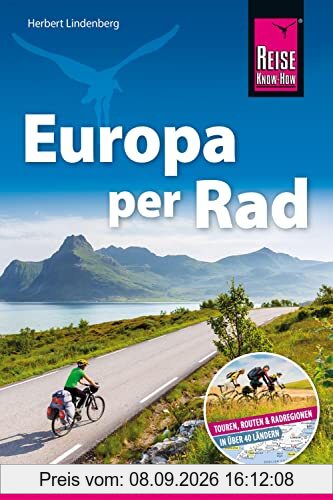 Reise Know-How Reiseführer Fahrradführer Europa per Rad