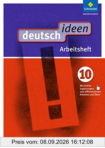 deutsch ideen SI - Ausgabe 2012 Ost: Arbeitsheft 10 (mit Online-Ergänzungen zum differenzierten Arbeiten und Üben)