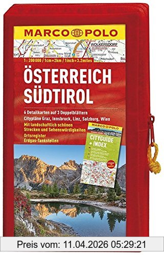 unbekannt Marco Polo Kartenset Österreich, Südtirol 1, 200 000 (Marco Polo Karten 1, 200.000)