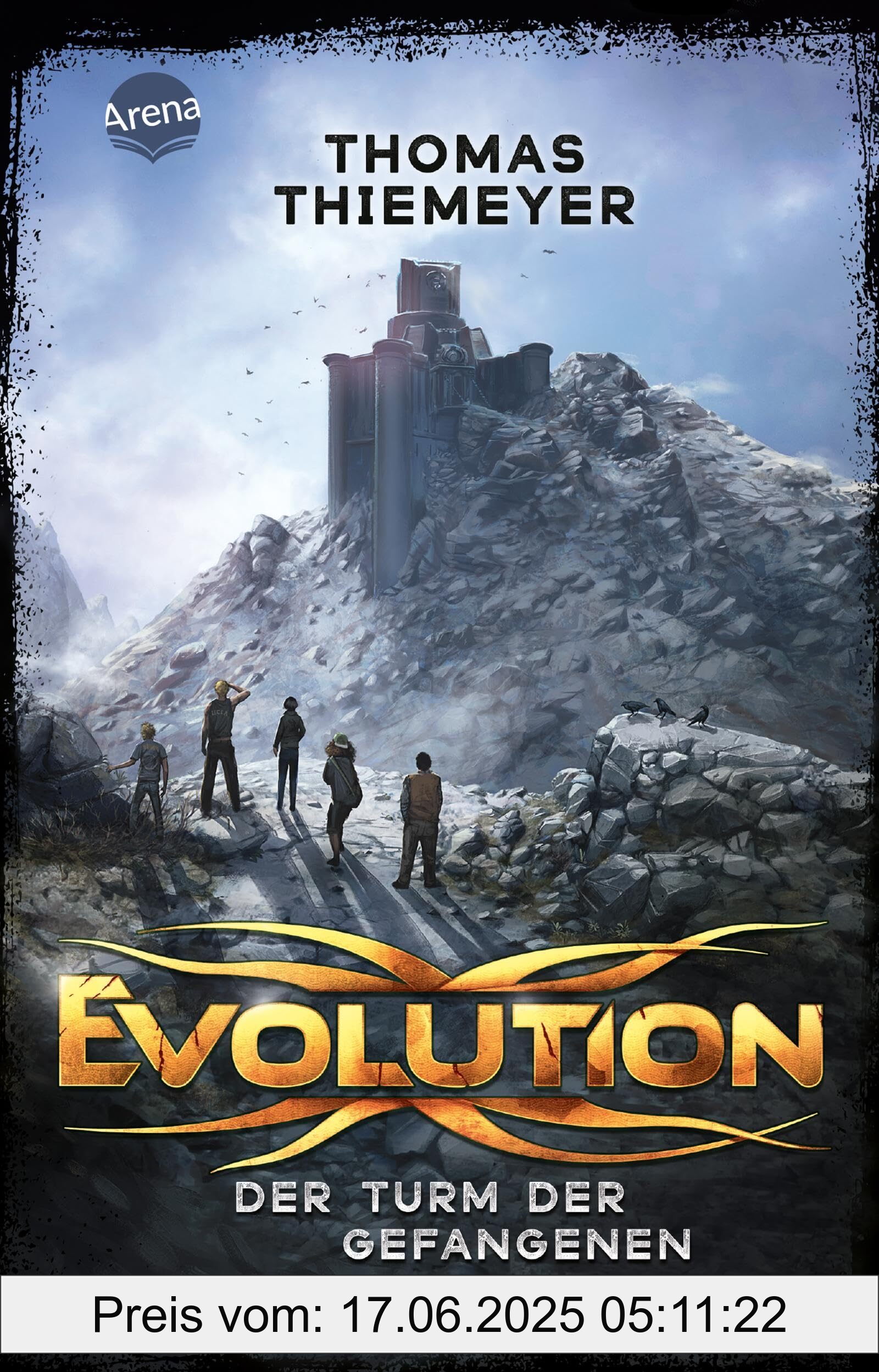 Brand : Arena, Binding : paperback, Label : Evolution (2). Der Turm der Gefangenen : Die Fortsetzung des Pageturners über das Ende der Menschheit. Zeitreise-Abenteuer ab 12 Jahren (Evolution-Trilogie), medium : paperback, numberOfPages : 376, publicationDate : 2024-06-14, languages : german, ISBN : 3401512862