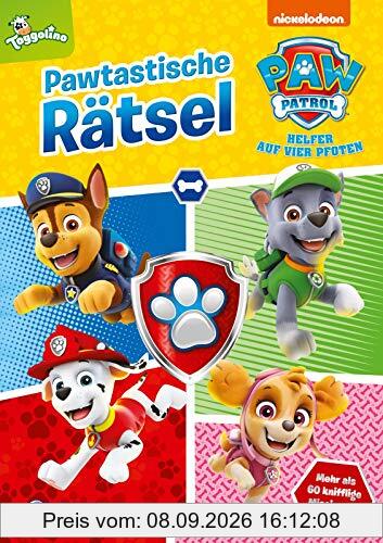 PAW Patrol: PAWtastische Rätsel: Kunterbunte Labyrinthe, Fehlersuchbilder und Malaufgaben rund um die Fellfreunde (ab 3 Jahren)