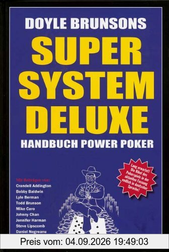 Super System Deluxe. Handbuch Power Poker