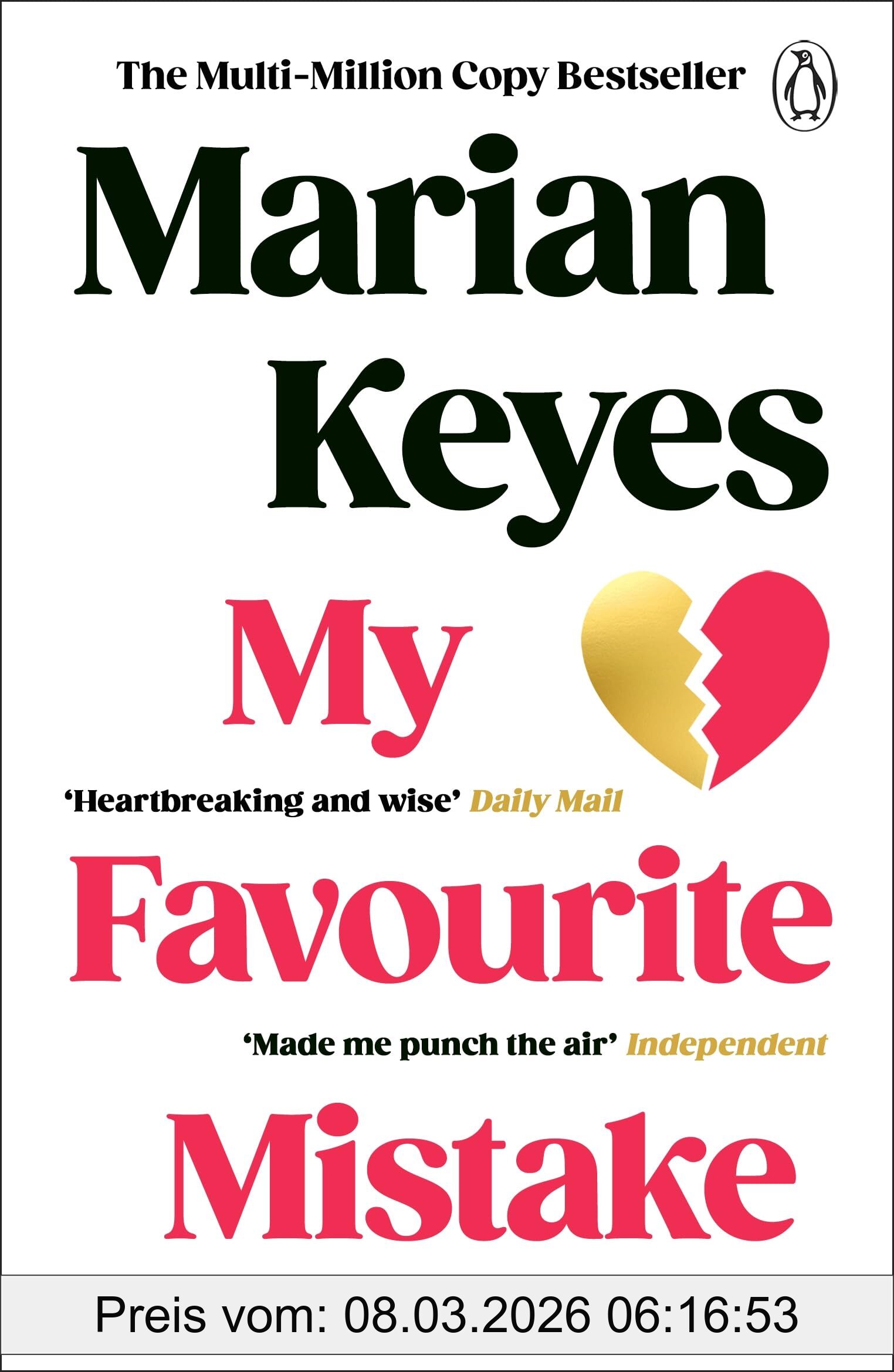 Marian Keyes My Favourite Mistake, The No. 1 Sunday Times Bestseller
