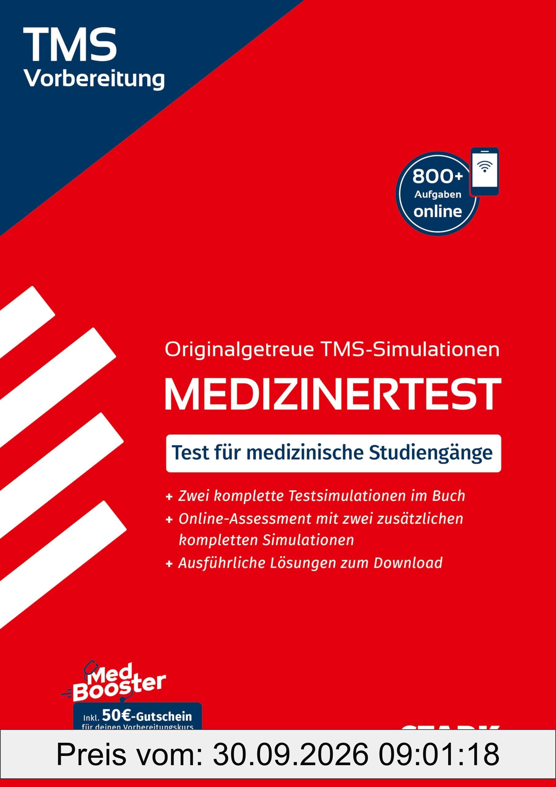 STARK Testsimulationen TMS 2025 - Testaufgaben mit Lösungen (Einstellungs- und Einstiegstests)