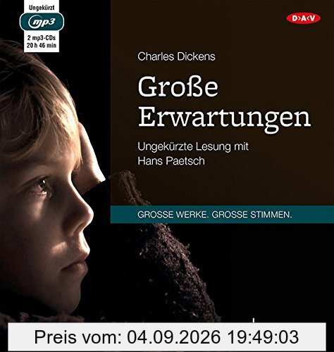Große Erwartungen: Ungekürzte Lesung mit Hans Paetsch (2 mp3-CDs)