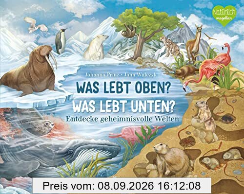 Was lebt oben? Was lebt unten?: Entdecke geheimnisvolle Welten