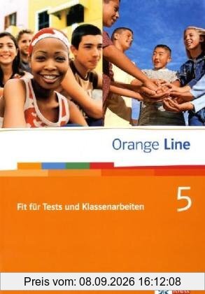 Orange Line / Fit für Tests und Klassenarbeiten Band 5: Arbeitsheft mit CD-ROM