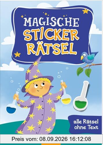 Magische Sticker-Rätsel: Alle Rätsel ohne Text | Aufgaben mit Stickern ab 4 Jahren