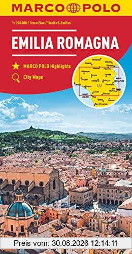 MARCO POLO Regionalkarte Italien 06 Emilia Romagna 1:200.000