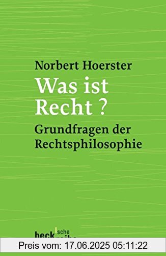 Binding : Taschenbuch, Edition : 2, Label : C.H.Beck, Publisher : C.H.Beck, medium : Taschenbuch, numberOfPages : 160, publicationDate : 2013-04-09, authors : Norbert Hoerster, languages : german, ISBN : 3406640141