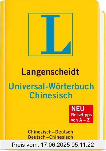 Binding : Taschenbuch, Label : Langenscheidt, Publisher : Langenscheidt, medium : Taschenbuch, numberOfPages : 416, publicationDate : 2011-01-11, releaseDate : 2011-01-11, publishers : Langenscheidt, Redaktion von, languages : chinese, german, ISBN : 3468180918