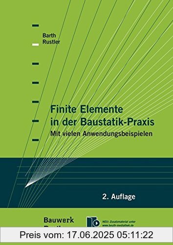 Binding : Gebundene Ausgabe, Edition : 2, Label : Beuth, Publisher : Beuth, medium : Gebundene Ausgabe, numberOfPages : 388, publicationDate : 2013-10-14, authors : Christian Barth, Walter Rustler, languages : german, ISBN : 3410234519