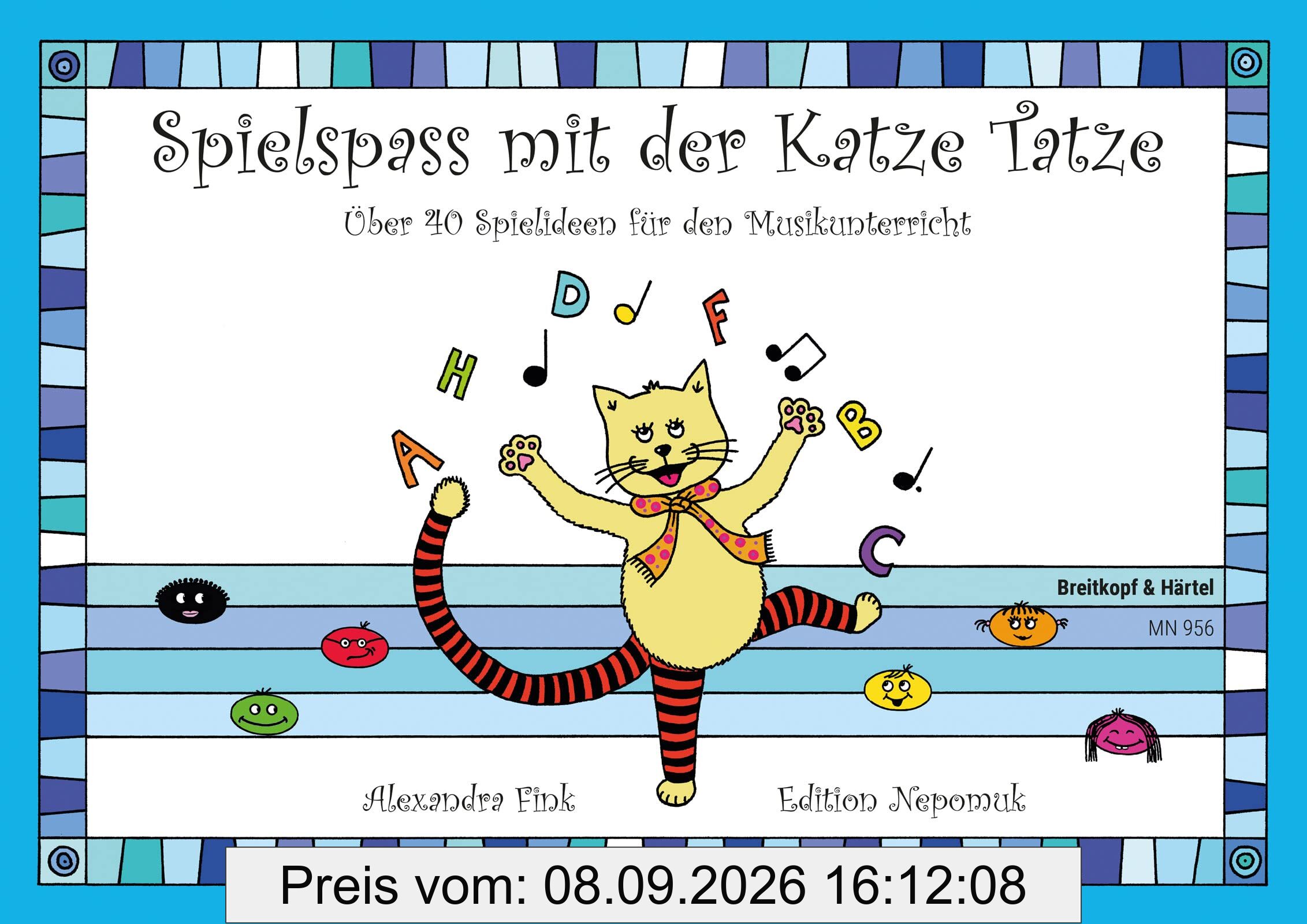 Spielspass mit der Katze Tatze - Über 40 Spielideen für den Musikunterricht (MN 956)