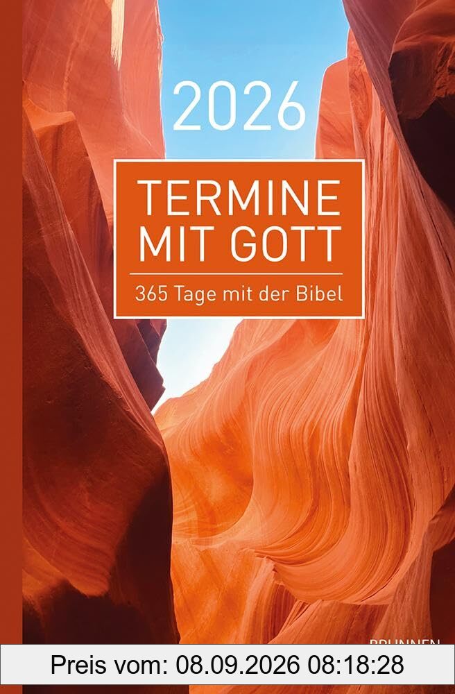 Termine mit Gott 2026: 365 Tage mit der Bibel. Ein kompakter Impuls bringt den Text der ökumenischen Bibellesen auf den Punkt. Der Begleiter für die tägliche Zeit mit Gott.