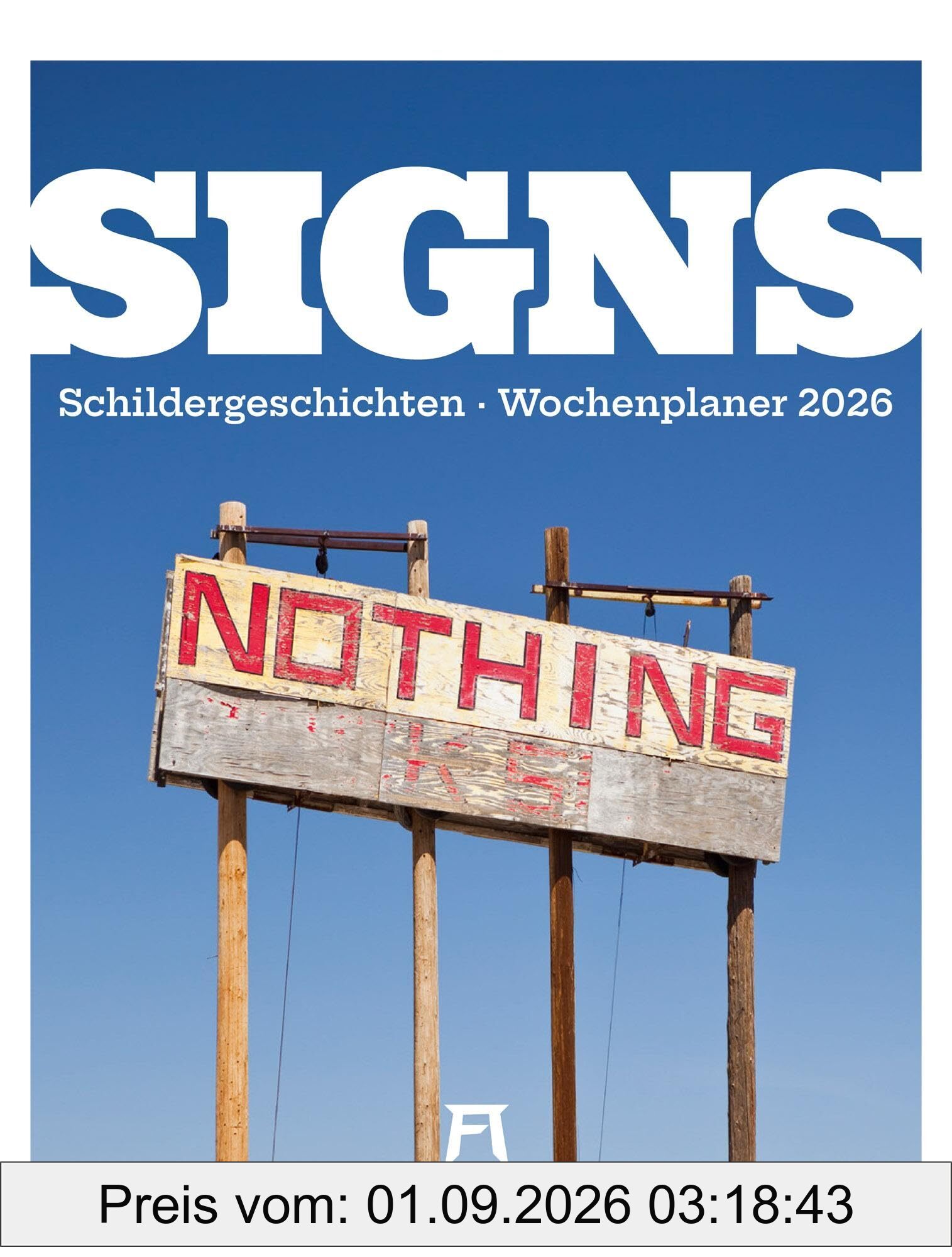 Signs - Schilder-Wochenplaner 2026