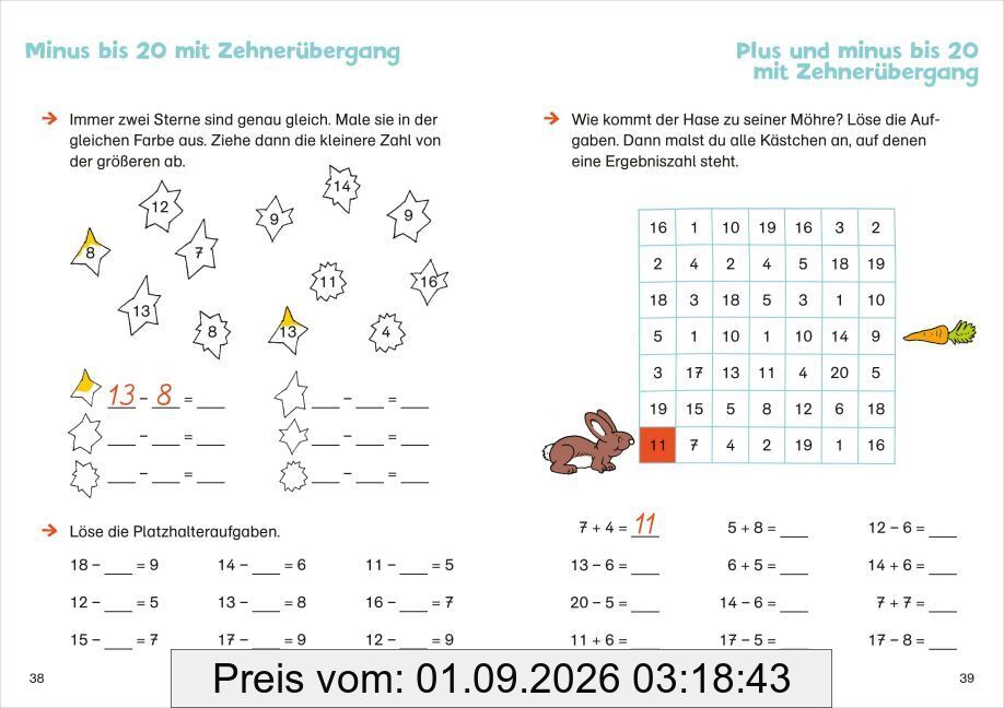 Mathe üben. 1. Klasse