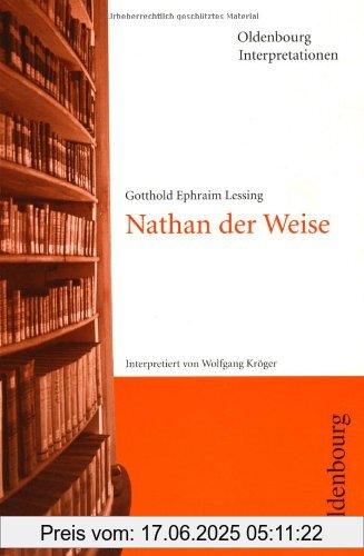Binding : Taschenbuch, Edition : 3, Label : Oldenbourg Schulbuchverlag, Publisher : Oldenbourg Schulbuchverlag, medium : Taschenbuch, numberOfPages : 142, publicationDate : 2000-12-01, authors : Wolfgang Kröger, Lessing, Gotthold E., languages : german, ISBN : 3486886525