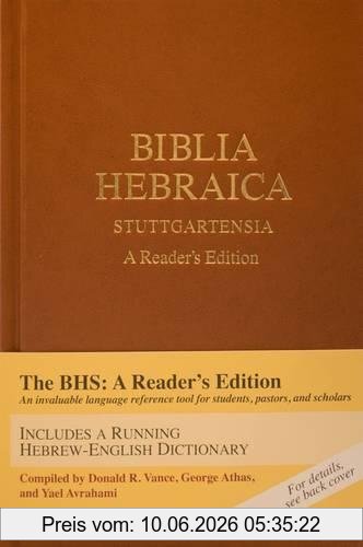 Karl Elliger Biblia Hebraica Stuttgartensia, A Reader's Edition