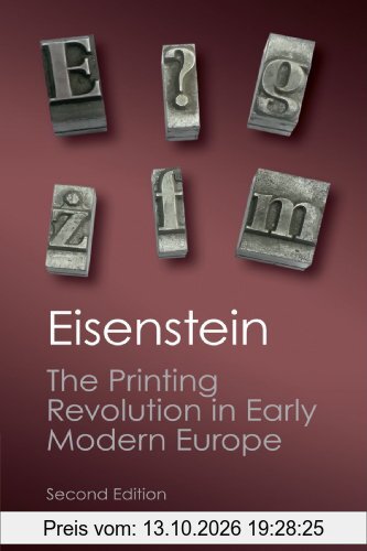 The Printing Revolution in Early Modern Europe (Canto Classics)