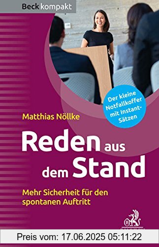 Binding : Taschenbuch, Edition : 1, Label : C.H.Beck, Publisher : C.H.Beck, medium : Taschenbuch, numberOfPages : 128, publicationDate : 2015-03-25, authors : Matthias Nöllke, languages : german, ISBN : 3406674216