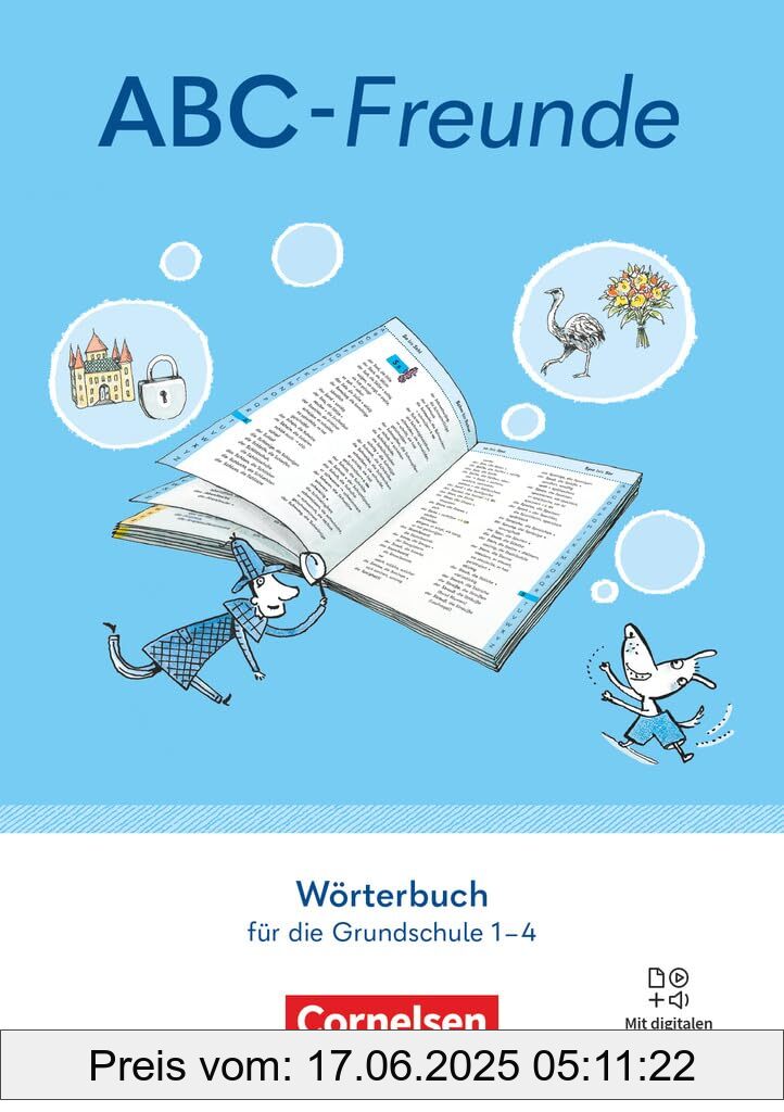 Binding : perfect, Label : ABC-Freunde - Für das 1. bis 4. Schuljahr - Östliche Bundesländer und Berlin - Ausgabe 2025 - 1.-4. Schuljahr : Wörterbuch - Mit digitalen Medien ... und Berlin - Ausgabe 2025, 1.-4. Schuljahr), medium : perfect, numberOfPages : 296, publicationDate : 2025-05-19, releaseDate : 2025-05-19, languages : german, ISBN : 3464814599