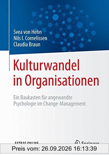 Kulturwandel in Organisationen: Ein Baukasten für angewandte Psychologie im Change-Management