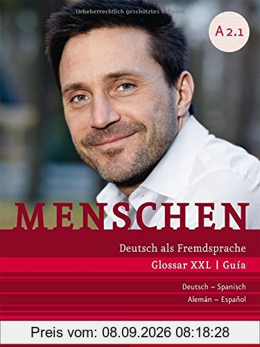 Menschen A2/1: Deutsch als Fremdsprache / Glossar XXL Deutsch-Spanisch - Guía Alemán-Español
